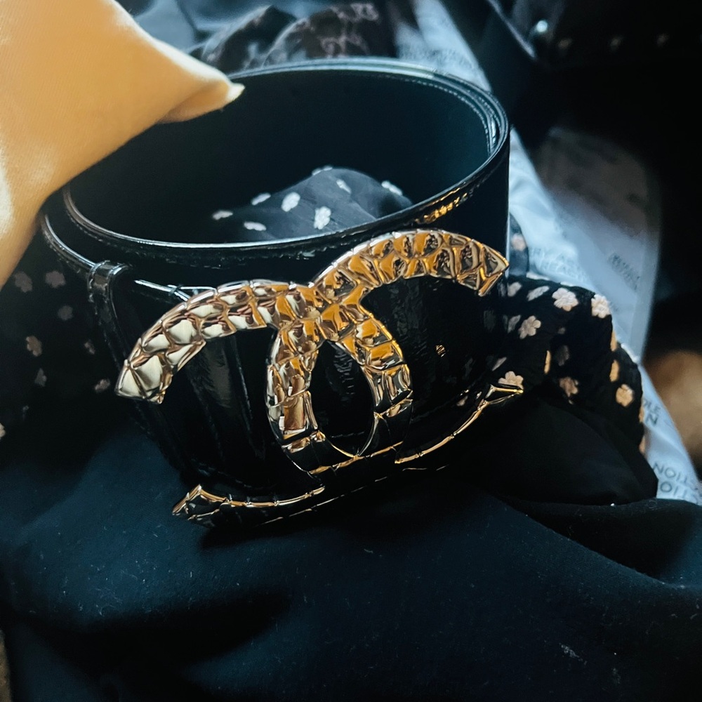 Black Belt with Silver Logo
